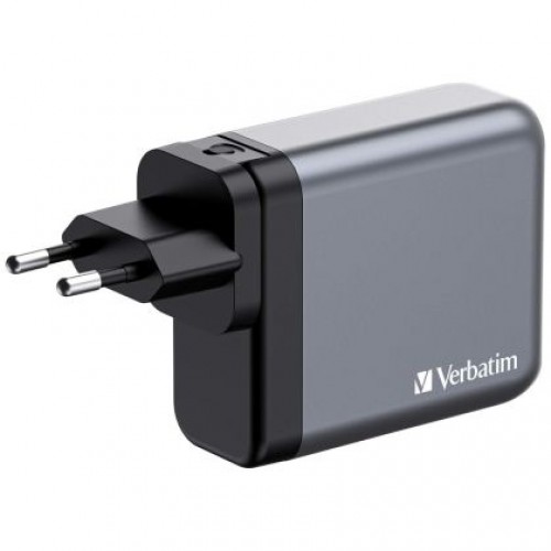 Зарядно устройство Verbatim GNC-140 GaN Charger 4 Port 140W USB A/C (EU/UK/US)-2