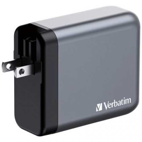 Зарядно устройство Verbatim GNC-140 GaN Charger 4 Port 140W USB A/C (EU/UK/US)-4