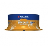 Медия Verbatim DVD-R AZO 4.7GB 16X MATT SILVER SURFACE (25 PACK)