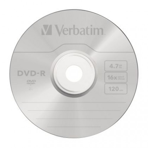 Медия Verbatim DVD-R AZO 4.7GB 16X MATT SILVER SURFACE (25 PACK)-2