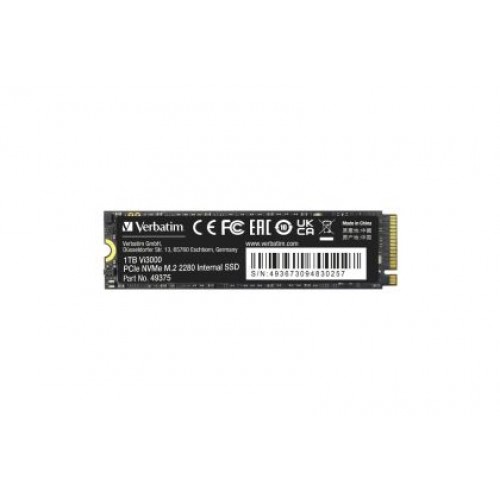 Твърд диск Verbatim Vi3000 Internal PCIe NVMe M.2 SSD 1TB-1