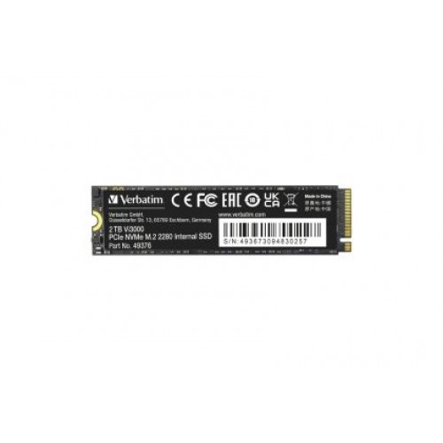 Твърд диск Verbatim Vi3000 Internal PCIe NVMe M.2 SSD 2TB-1