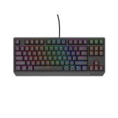 Клавиатура Genesis Gaming Keyboard Thor 230 TKL Lite US Rainbow Mechanical Outemu Red Black Hot Swap
