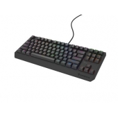 Клавиатура Genesis Gaming Keyboard Thor 230 TKL Lite US Rainbow Mechanical Outemu Red Black Hot Swap