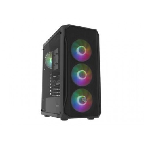 Кутия за компютър Fury PC Case Shobo SH4F RGB Midi Tower, Window, Black