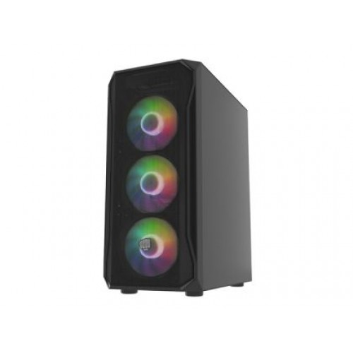 Кутия за компютър Fury PC Case Shobo SH4F RGB Midi Tower, Window, Black-1
