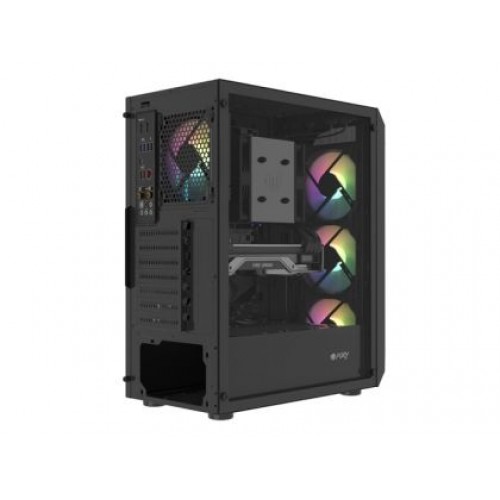 Кутия за компютър Fury PC Case Shobo SH4F RGB Midi Tower, Window, Black-5