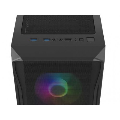 Кутия за компютър Fury PC Case Shobo SH4F RGB Midi Tower, Window, Black-8