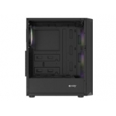 Кутия за компютър Fury PC Case Shobo SH4F RGB Midi Tower, Window, Black
