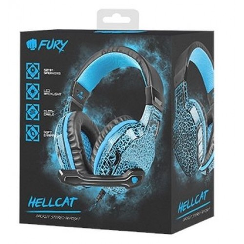 Слушалки Fury Gaming headset, Hellcat-3
