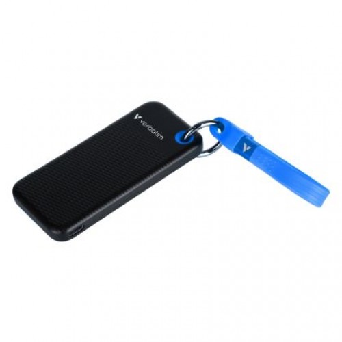 Твърд диск Verbatim Pocket SSD USB 3.2 Gen 2 1TB Black/Blue-2