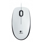 Мишка Logitech Mouse M100 White