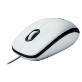 Мишка Logitech Mouse M100 White