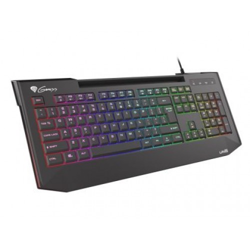 Клавиатура Genesis Gaming Keyboard Lith 400 RGB US Layout RGB Backlight X-Scissor Slim-1