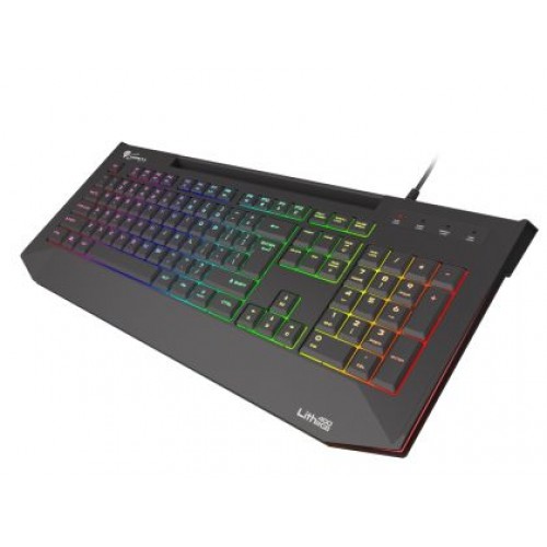 Клавиатура Genesis Gaming Keyboard Lith 400 RGB US Layout RGB Backlight X-Scissor Slim-2