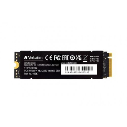 Твърд диск Verbatim Vi7000G Internal PCIe NVMe M.2 SSD 1TB-1