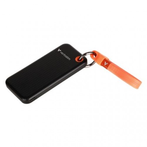 Твърд диск Verbatim Pocket SSD USB 3.2 Gen 2 2TB Black/Orange-2