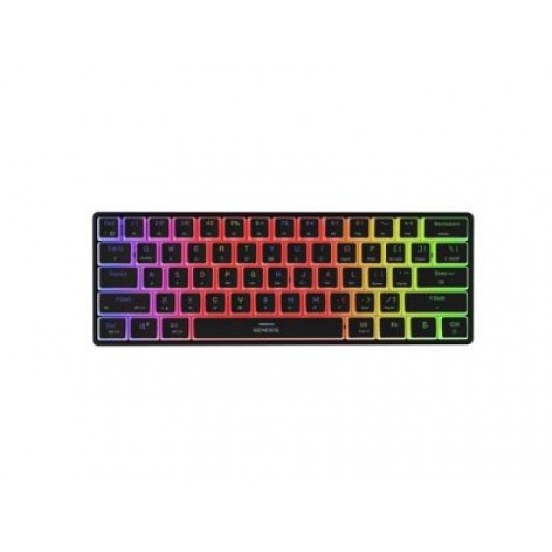 Клавиатура Genesis Mechanical Gaming Keyboard Thor 660 G2 Wireless RGB Backlight BLACK GATERON RED-3
