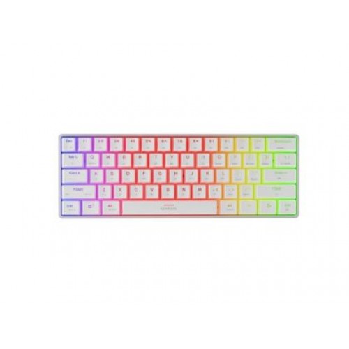 Клавиатура Genesis Mechanical Gaming Keyboard Thor 660 G2 Wireless RGB Backlight WHITE GATERON RED-2