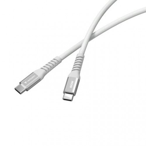 Кабел Verbatim Sync & Charge USB-C to USB-C 60W Magnetic 120 cm - Grey-2