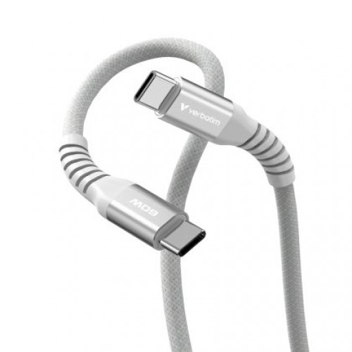 Кабел Verbatim Sync & Charge USB-C to USB-C 60W Magnetic 120 cm - Grey-3