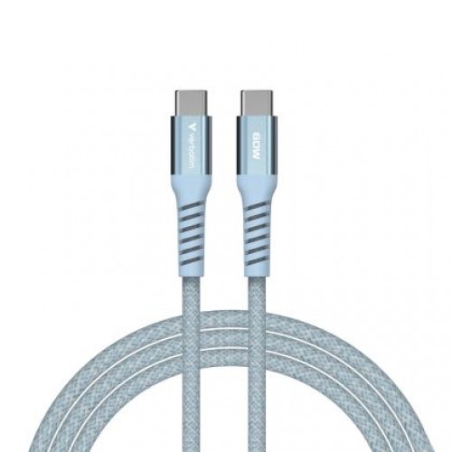 Кабел Verbatim Sync & Charge USB-C to USB-C 60W Magnetic 120 cm - Blue-1