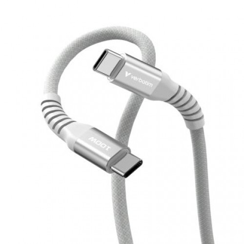 Кабел Verbatim Sync & Charge USB-C to USB-C 100W Magnetic 120 cm - Grey-3