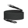 Кабел Verbatim Sync & Charge USB-C to USB-C 60W Magnetic 120 cm - Black