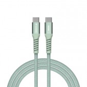 Кабел Verbatim Sync & Charge USB-C to USB-C 60W Magnetic 120 cm - Green