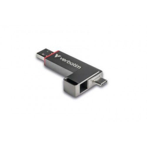 Твърд диск Verbatim Dual QuickStick USB-C & USB-A USB 3.2 Gen 1 256GB-2