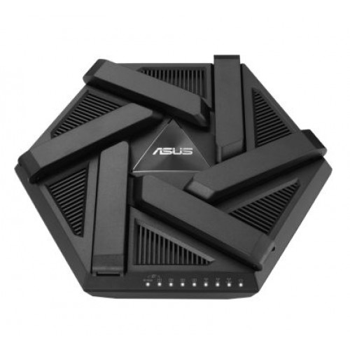Рутер Asus Gaming Wireless Router, RT-AXE7800, AXE7800, Tri-Band, Quad-Core 1.7GHz CPU, 256MB/512MB Flash/RAM, 2.5G port, AiProtection Pro, Adaptive QoS, VPN Fusion, Instant Guard, IPTV, OFDMA, MU-MIMO, Beamforming, Link Aggregation, AiMesh, Black-4