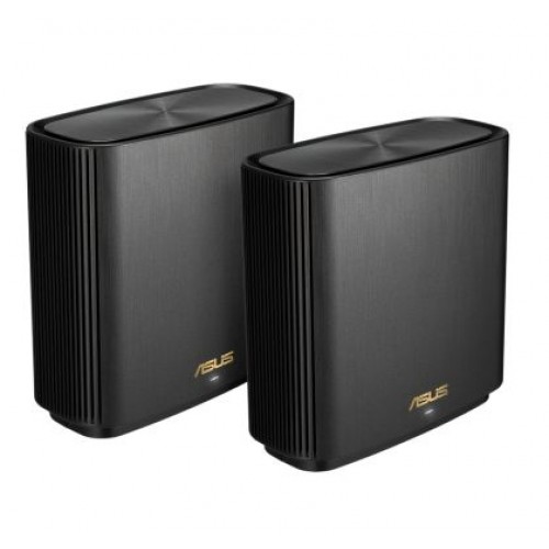 Меш система Asus Mesh WiFi system, ZenWiFi XT8 V2 2PK, AX6600, Tri-Band, coverage up to 510m2, Quad-Core 1.5GHz CPU, 256MB/512MB Flash/RAM, 2.5G port, AiProtection Pro, Adaptive QoS, VPN server/client, IPTV, OFDMA, Beamforming, AiMesh, Black-1