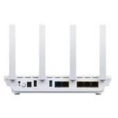 Рутер Asus Business Router & Access Point ExpertWiFi EBR63, AX3000, Dual-Band, Quad-Core 1.7GHz CPU, 256MB/512MB Flash/RAM, Gigabit, OFDMA, Beamforming, Switch & Security Gateway, 5 SSIDs, VLAN, SDN, site-to-sit VPN, wall mounting, White