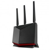 Рутер Asus Gaming Wireless Router, RT-BE86U, BE6800, Dual-Band, Quad-Core 2.6GHz CPU, 256MB/1GB Flash/RAM, 4K-QAM, MLO, 10G port, 2.5G quad-port, AiProtection Pro, Adaptive QoS, VPN Fusion, Instant Guard, IPTV, OFDMA, MU-MIMO, UTF-8 SSID, AiMesh, Black