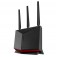 Рутер Asus Gaming Wireless Router, RT-BE86U, BE6800, Dual-Band, Quad-Core 2.6GHz CPU, 256MB/1GB Flash/RAM, 4K-QAM, MLO, 10G port, 2.5G quad-port, AiProtection Pro, Adaptive QoS, VPN Fusion, Instant Guard, IPTV, OFDMA, MU-MIMO, UTF-8 SSID, AiMesh, Black