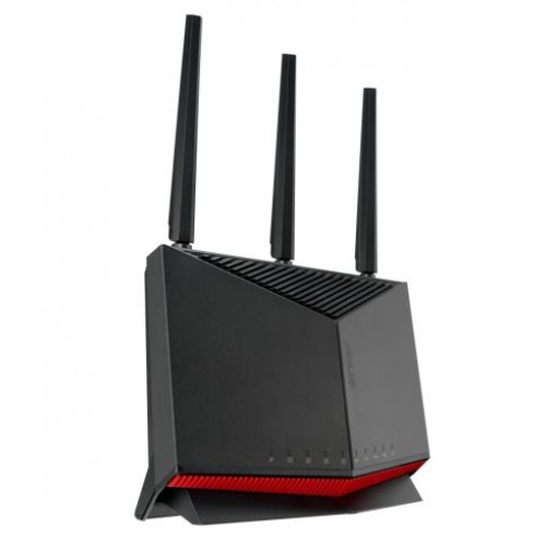Рутер Asus Gaming Wireless Router, RT-BE86U, BE6800, Dual-Band, Quad-Core 2.6GHz CPU, 256MB/1GB Flash/RAM, 4K-QAM, MLO, 10G port, 2.5G quad-port, AiProtection Pro, Adaptive QoS, VPN Fusion, Instant Guard, IPTV, OFDMA, MU-MIMO, UTF-8 SSID, AiMesh, Black-3