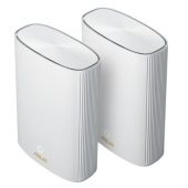Меш система Asus Mesh WiFi, ZenWiFi AX Hybrid XP4 2PK, AX1800 + AV1300, Dual-Band, coverage up to 500m2, Quad-Core 1.2GHz CPU, 256MB/512MB Flash/RAM, Gigabit, AiProtection Pro, Adaptive QoS, VPN server/client, IPTV, OFDMA, Beamforming, AiMesh, White