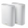 Меш система Asus Mesh WiFi, ZenWiFi AX Hybrid XP4 2PK, AX1800 + AV1300, Dual-Band, coverage up to 500m2, Quad-Core 1.2GHz CPU, 256MB/512MB Flash/RAM, Gigabit, AiProtection Pro, Adaptive QoS, VPN server/client, IPTV, OFDMA, Beamforming, AiMesh, White