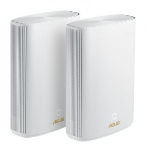 Меш система Asus Mesh WiFi, ZenWiFi AX Hybrid XP4 2PK, AX1800 + AV1300, Dual-Band, coverage up to 500m2, Quad-Core 1.2GHz CPU, 256MB/512MB Flash/RAM, Gigabit, AiProtection Pro, Adaptive QoS, VPN server/client, IPTV, OFDMA, Beamforming, AiMesh, White-2