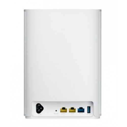 Меш система Asus Mesh WiFi, ZenWiFi AX Hybrid XP4 2PK, AX1800 + AV1300, Dual-Band, coverage up to 500m2, Quad-Core 1.2GHz CPU, 256MB/512MB Flash/RAM, Gigabit, AiProtection Pro, Adaptive QoS, VPN server/client, IPTV, OFDMA, Beamforming, AiMesh, White-4