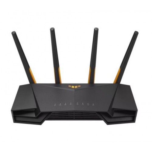 Рутер Asus Gaming Wireless Router,TUF Gaming AX3000 V2, AX3000, Dual-Band, Quad-Core 1.7GHz CPU, 256MB/512MB Flash/RAM, 2.5Gport, AiProtection Pro, Adaptive QoS, VPN Fusion, IPTV, OFDMA, Beamforming, Link Aggregation, Port forwarding, AiMesh, Black-3