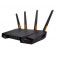 Рутер Asus Gaming Wireless Router,TUF Gaming AX3000 V2, AX3000, Dual-Band, Quad-Core 1.7GHz CPU, 256MB/512MB Flash/RAM, 2.5Gport, AiProtection Pro, Adaptive QoS, VPN Fusion, IPTV, OFDMA, Beamforming, Link Aggregation, Port forwarding, AiMesh, Black