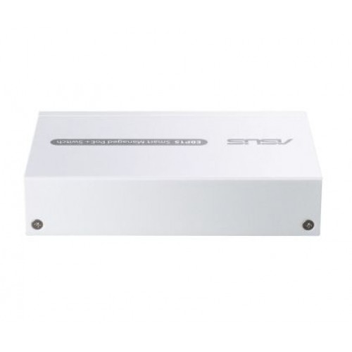 Комутатор Asus Business 5Port Smart Managed Switch PoE+,ExpertWiFi EBP15, 4 ports PoE+, 60W, VLAN, QoS, Port Mirroring, wall mounting,White-3