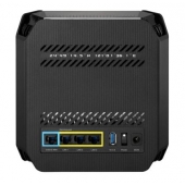 Меш система Asus Gaming Mesh WiFi system, ROG Rapture GT6 1PK, AX10000,Tri-Band, up to 275m2, Tri-Core 1.7GHz CPU, 256MB/512MB Flash/RAM, 2.5G port, AiProtection Pro, Adaptive QoS, VPN server/client, IPTV, OFDMA, MU-MIMO, Beamforming, Link Aggregation, Ai