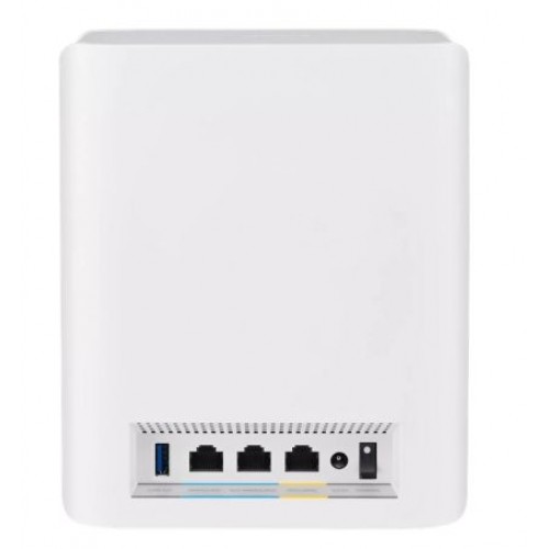 Меш система Asus Mesh WiFi system, ZenWiFi BT10 1PK, BE18000, Tri-Band, up to 280m2, Quad-Core 2.0GHz CPU, 256MB/2GB Flash/RAM, 10G dual-port, Smart Home Master SSIDs, AiProtection Pro, Adaptive QoS, VPN server/client, IPTV, OFDMA, Beamforming, AiMesh,Whi-4
