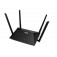 Рутер Asus Wireless Router,RT-AX1800U, AX1800, Dual-Band, Dual-Core 880MHz CPU, 128MB/256MB, Gigabit, AiProtection Classic, Traditional QoS, VPN server/client, IPTV, OFDMA, MU-MIMO, Beamforming, AiMesh,Black