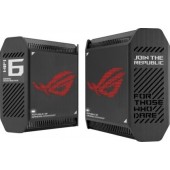 Меш система Asus Gaming Mesh WiFi system, ROG Rapture GT6 2PK, AX10000,Tri-Band, up to 540m2, Tri-Core 1.7GHz CPU, 256MB/512MB Flash/RAM, 2.5G port, AiProtection Pro, Adaptive QoS, VPN server/client, IPTV, OFDMA, MU-MIMO, Beamforming, Link Aggregation, Ai