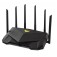 Рутер Asus Gaming Wireless Router, TUF Gaming-AX6000, AX6000, Dual-Band, Quad-Core 2.0GHz CPU, 256MB/512MB Flash/RAM, 2.5G dual-port, AiProtection Pro, Adaptive QoS, VPN Fusion, IPTV, OFDMA, MU-MIMO, Beamforming, Link Aggregation, Port forwarding, AiMesh,