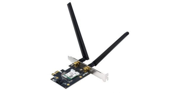 Адаптер Asus PCI-E Adapter, PCE-AX1800, AX1800, Dual-Band, Bluetooth 5.2, WPA3, OFDMA, MU-MIMO-2
