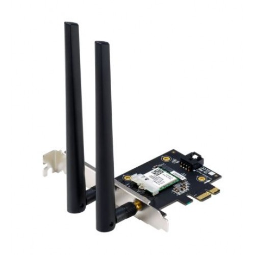 Адаптер Asus PCI-E Adapter, PCE-AX1800, AX1800, Dual-Band, Bluetooth 5.2, WPA3, OFDMA, MU-MIMO-3